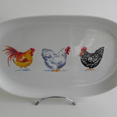 REF 6325 PLAT OVALE POULE