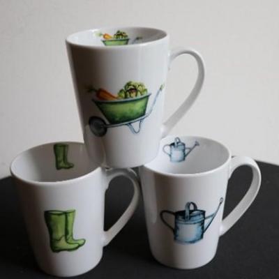 REF 4929 MUG CONIQUE JARDIN