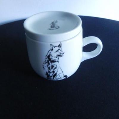 REF4599 TASSE COUVERCLE RENARD