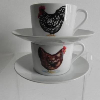 REF 6083/6084 TASSE THE POULE