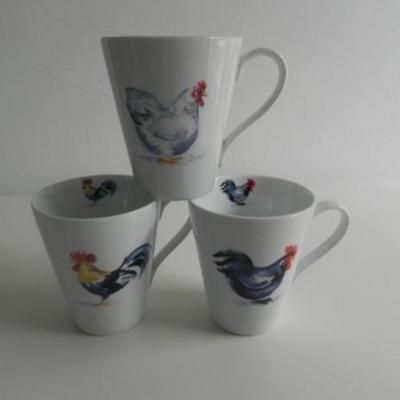 REF 4929 MUG CONIQUE POULE