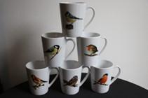 REF 4929 MUG CONIQUE OISEAUX