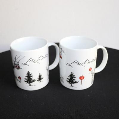 REF 6951 MUG CLASSIQUE SCENE DE MONTAGNE