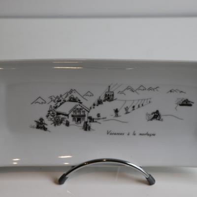 REF 8447 PLAT DESIGN 30X13CM MONTAGNE